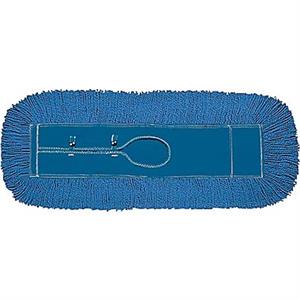 DUST MOP HEAD COTTON BLUE 24X5